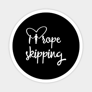 I love Rope Skipping Design Heart for Rope Jumpers Magnet